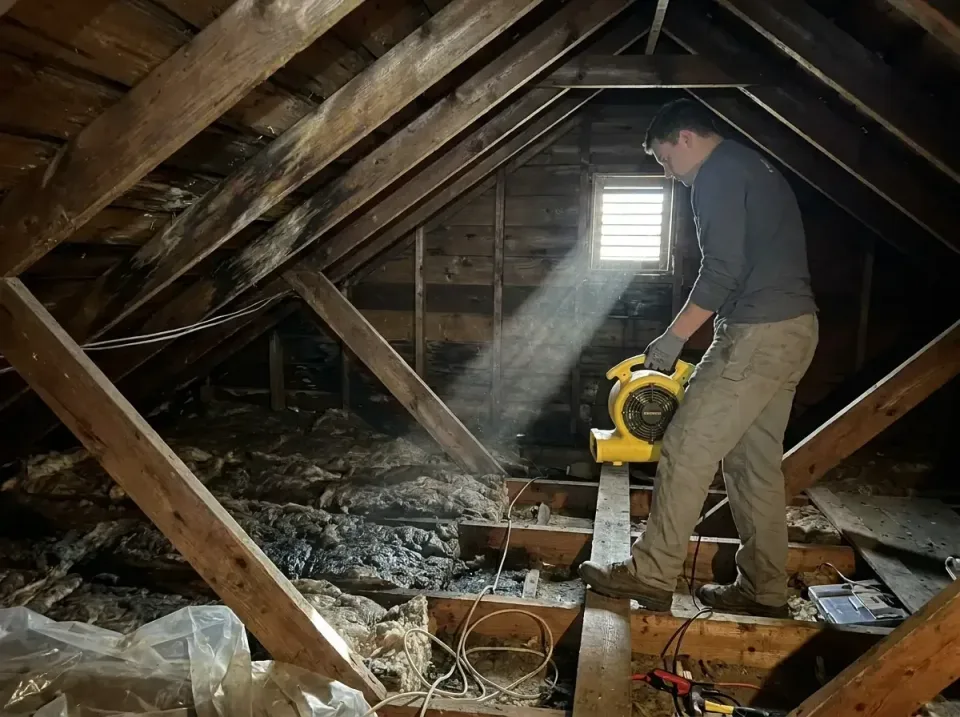 attic-water-damage-drying-proc-007 — frequently asked questions, Emergency Water Extraction & 24/7 Flood Response in Hopelaw…